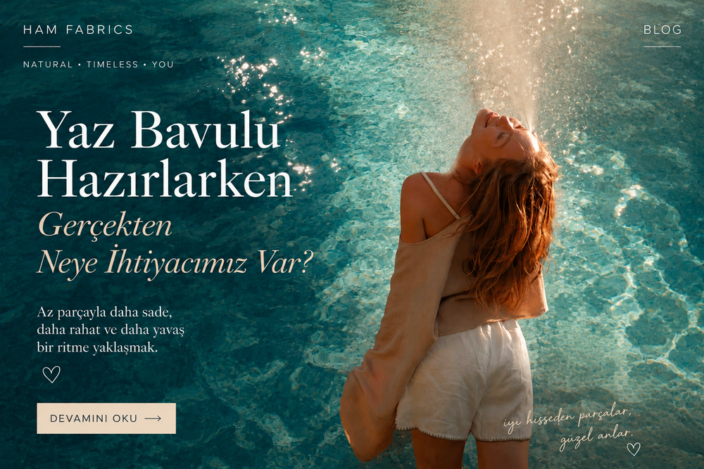 Yaz Bavulu Hazırlarken Gerçekten Neye İhtiyacımız Var?