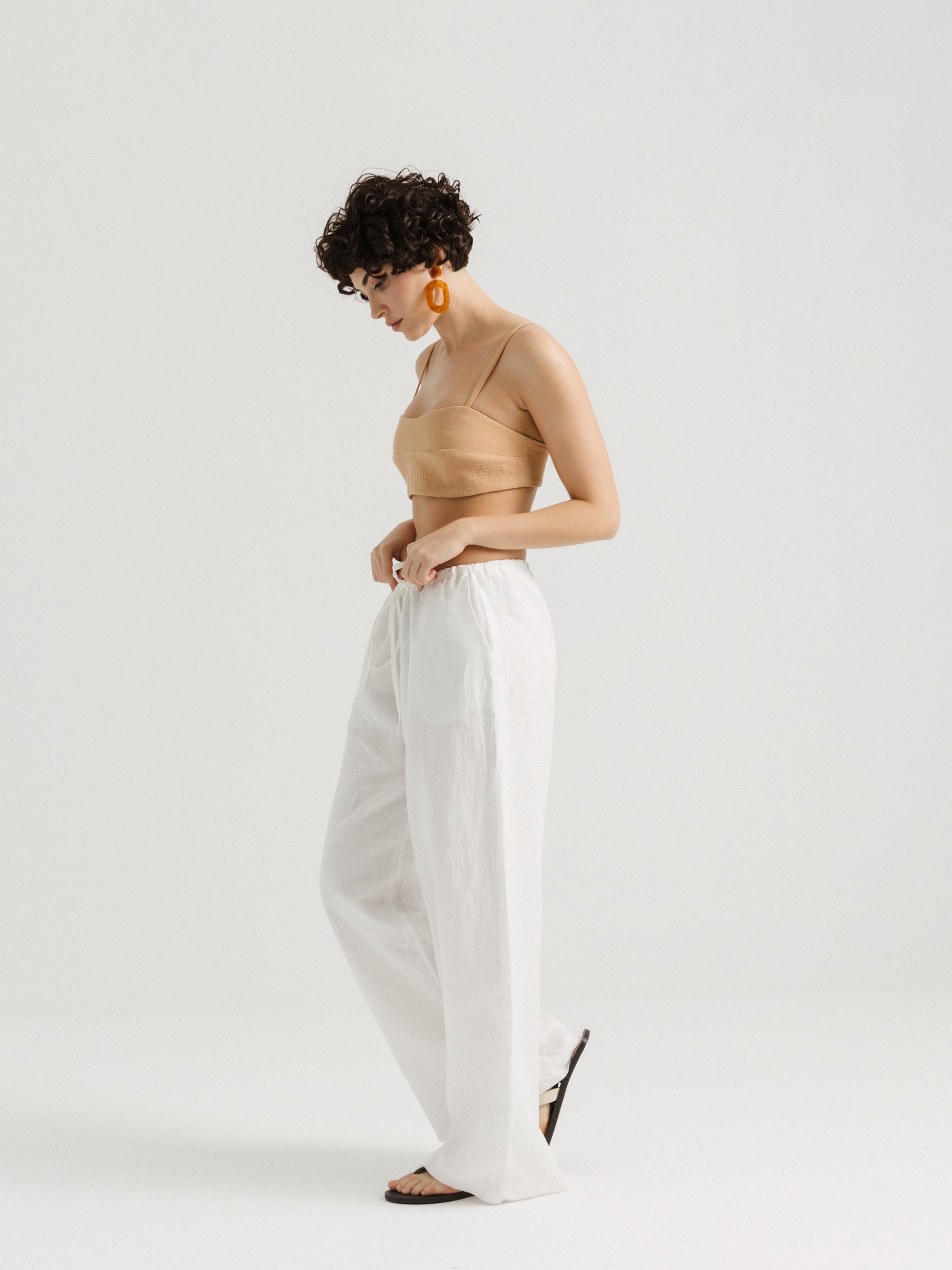 Comfy Keten Pantolon - Ham Fabrics