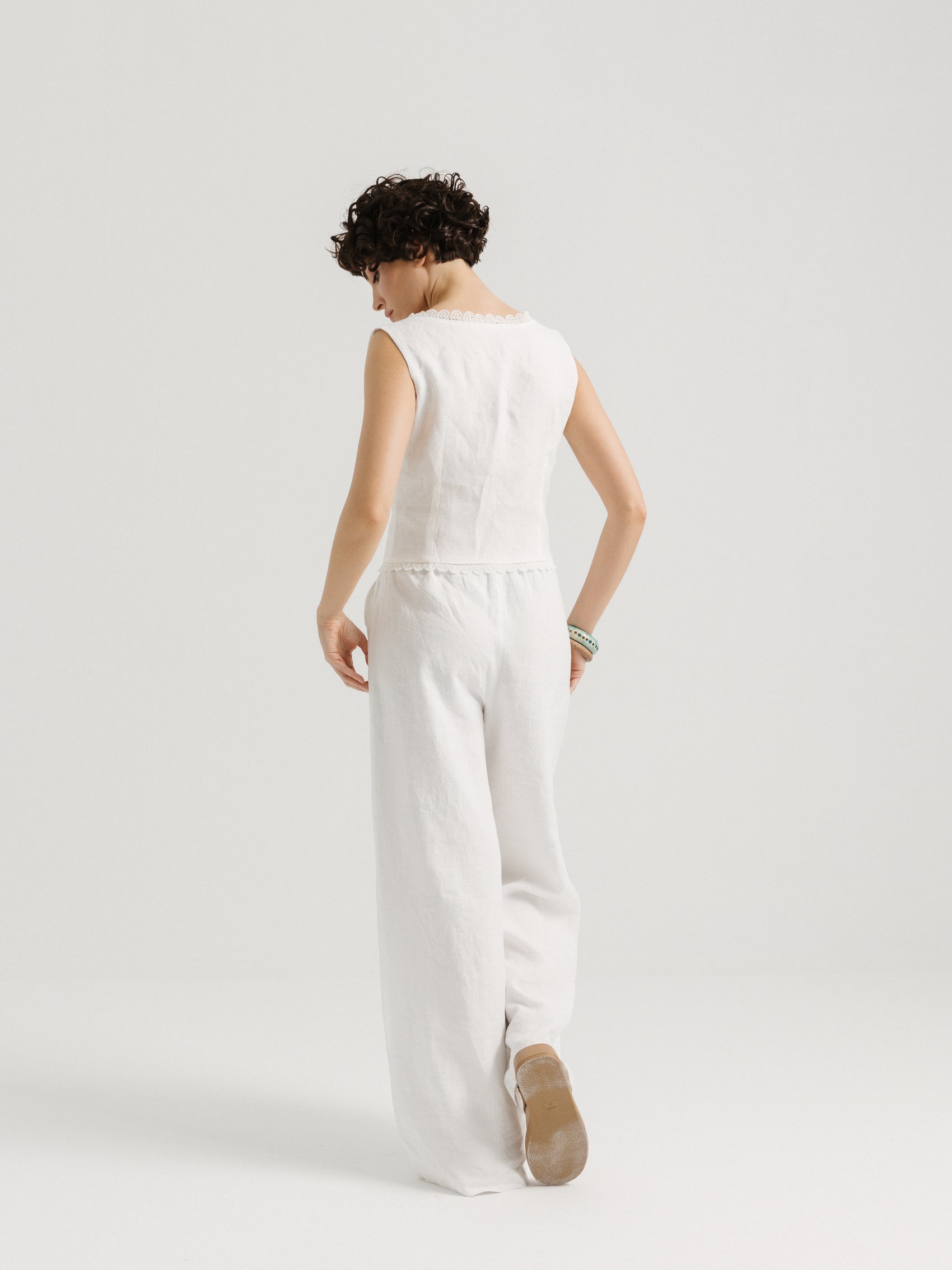 Nadia Keten Bluz - Ham Fabrics