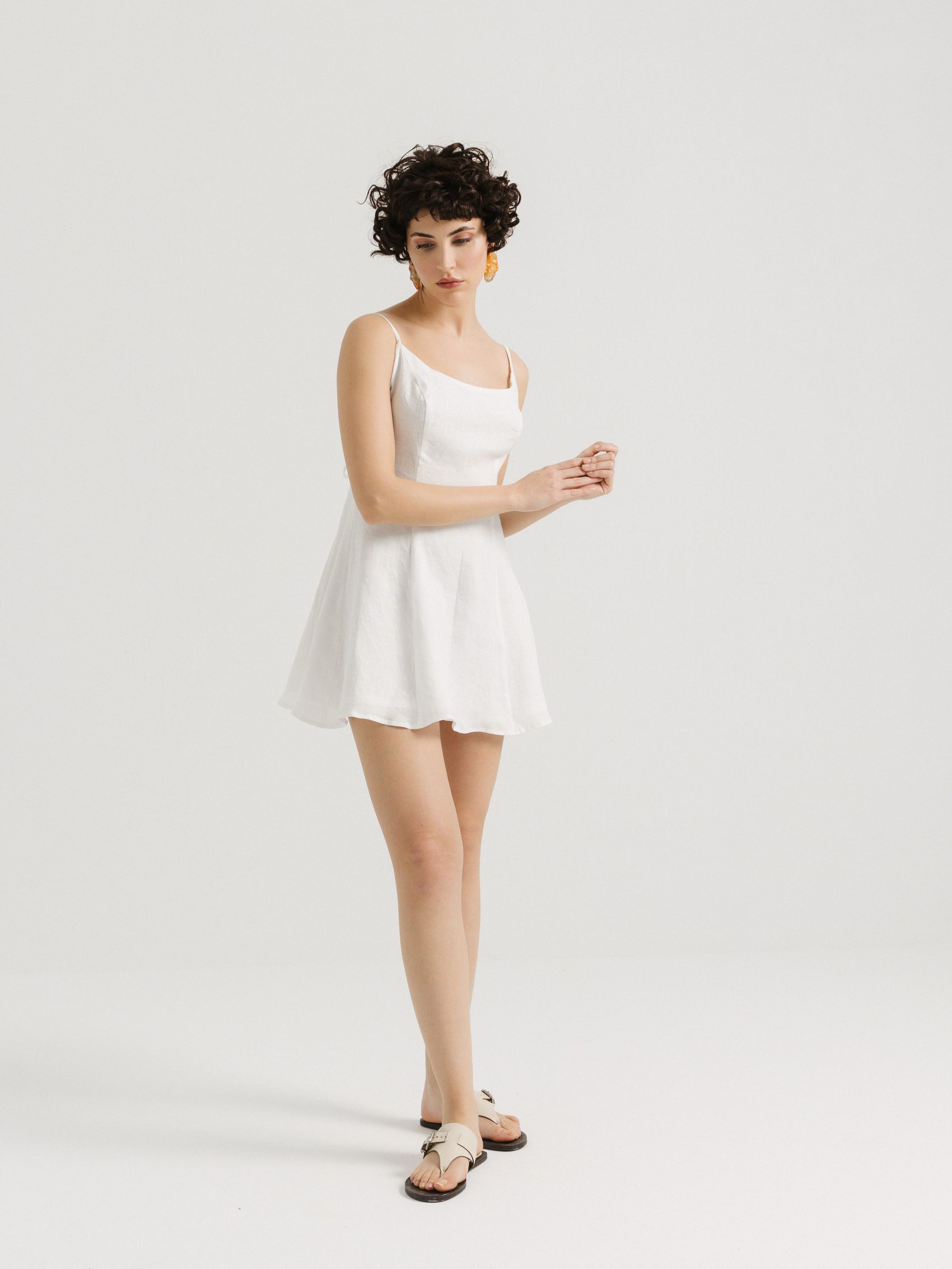 Serenity Keten Elbise - Ham Fabrics