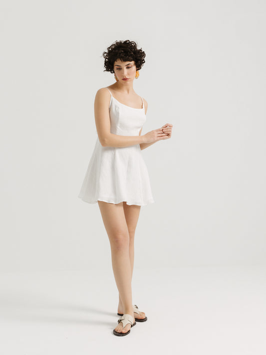 Serenity Keten Elbise - Ham Fabrics