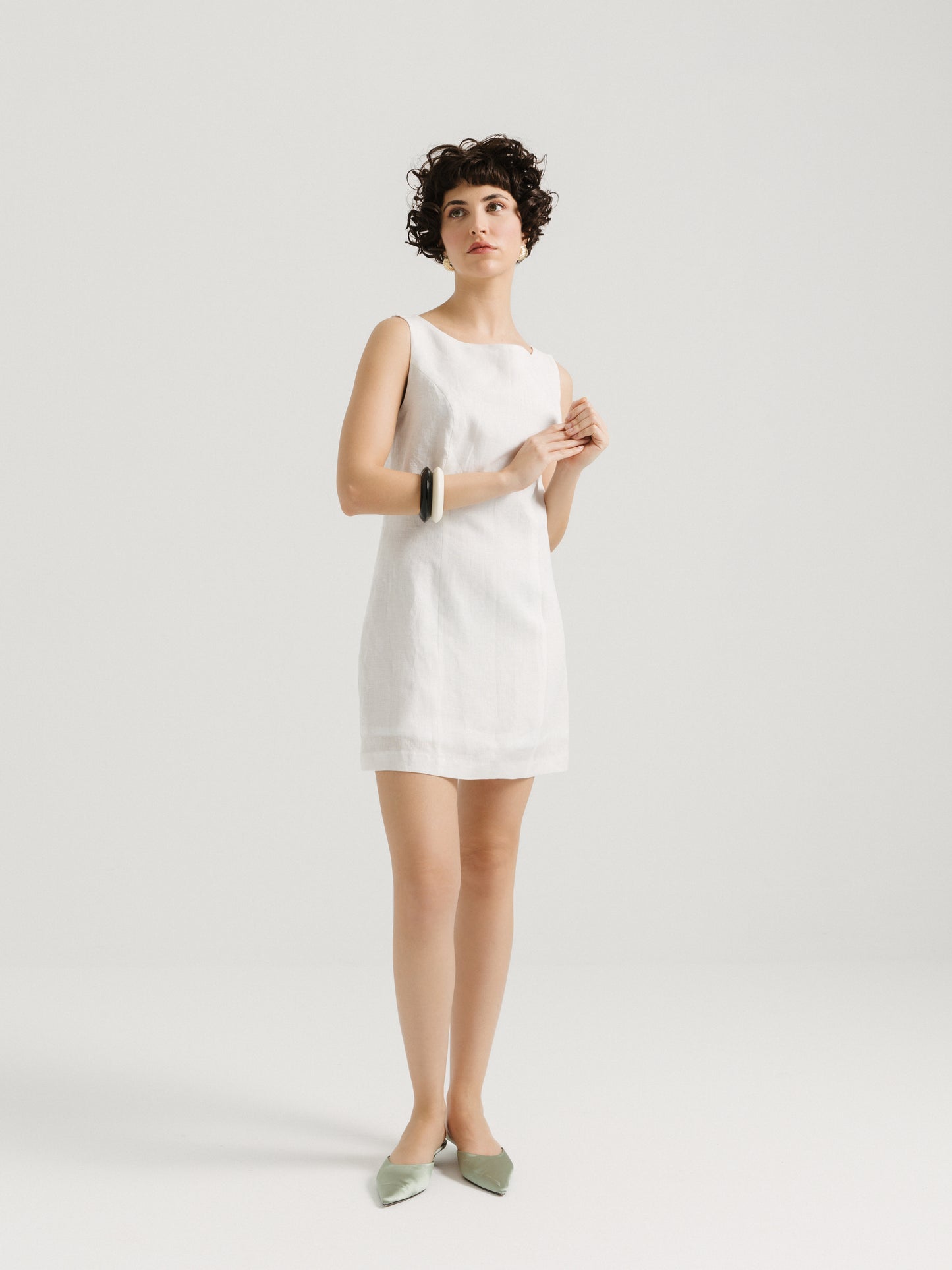 Carry Keten Elbise - Ham Fabrics