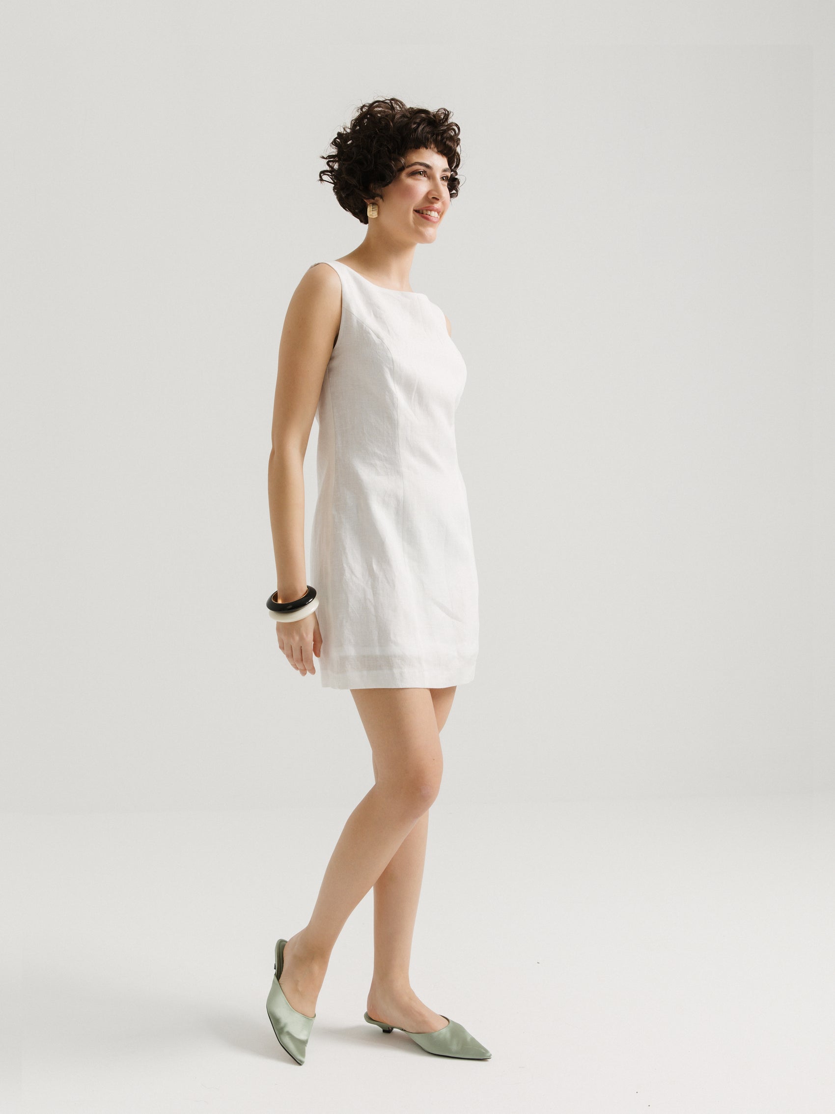 Carry Keten Elbise - Ham Fabrics