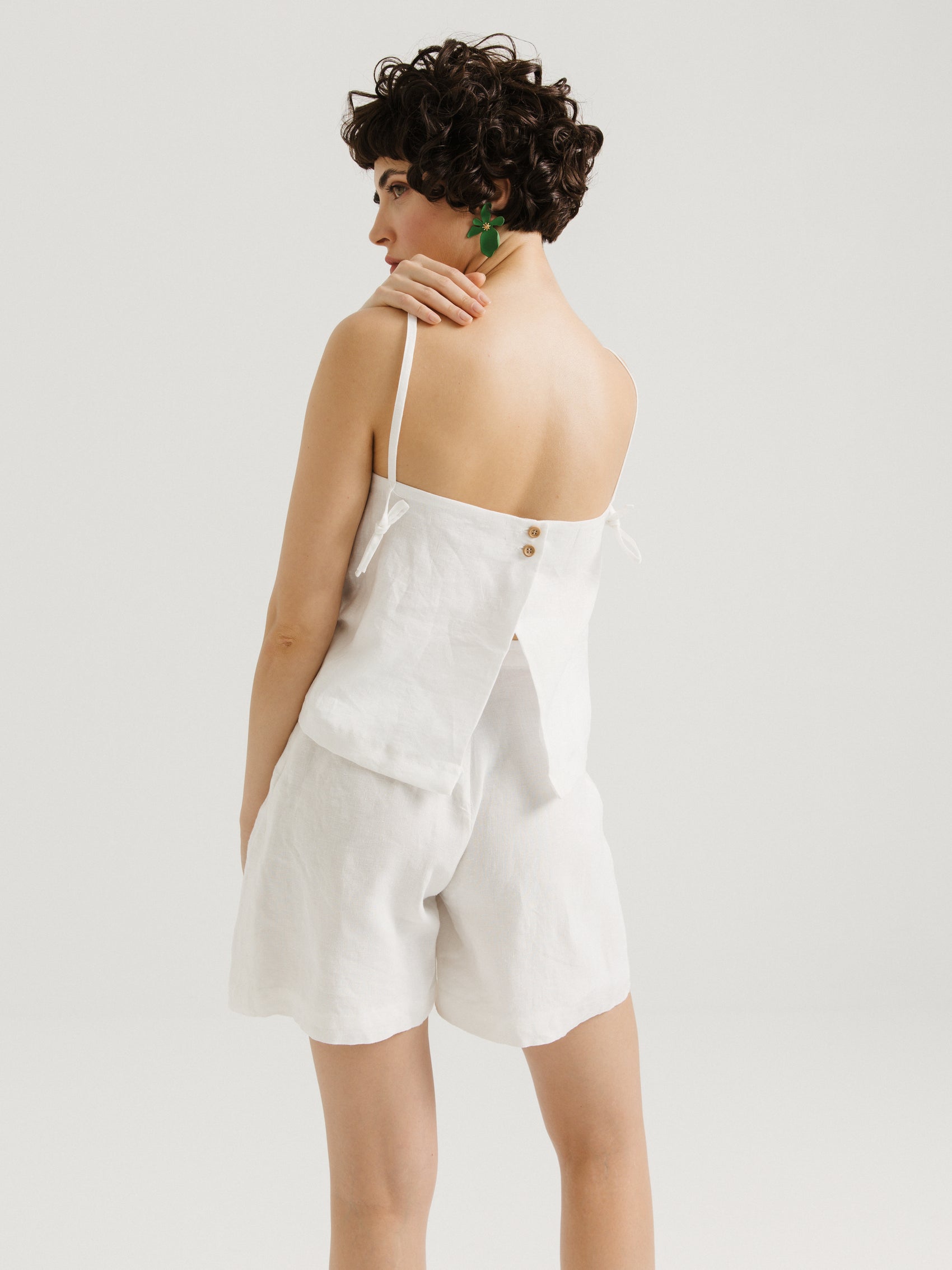 Naiki Kiraz Motifli Bluz - Ham Fabrics