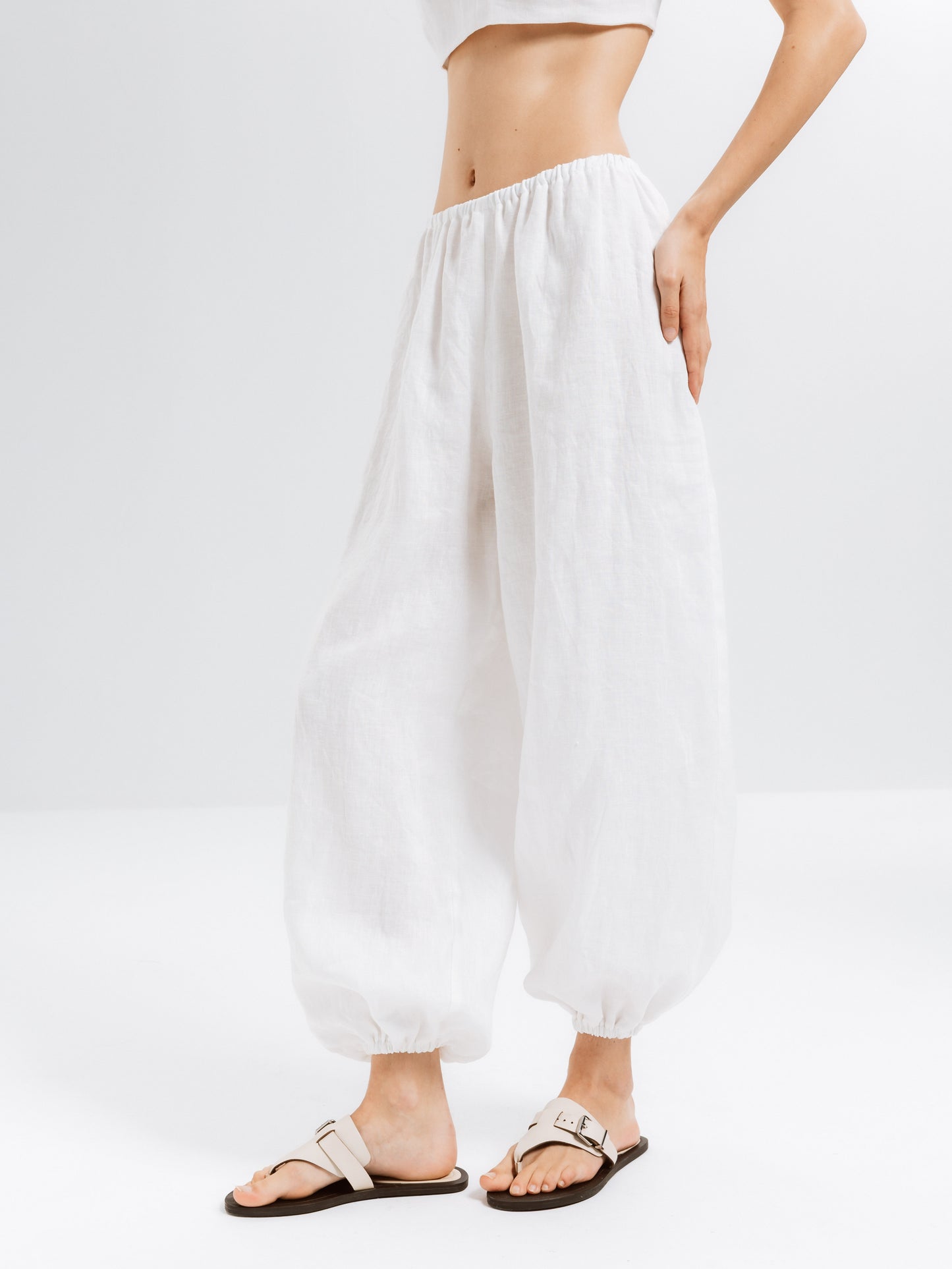 Aladdin Keten Pantolon - Ham Fabrics