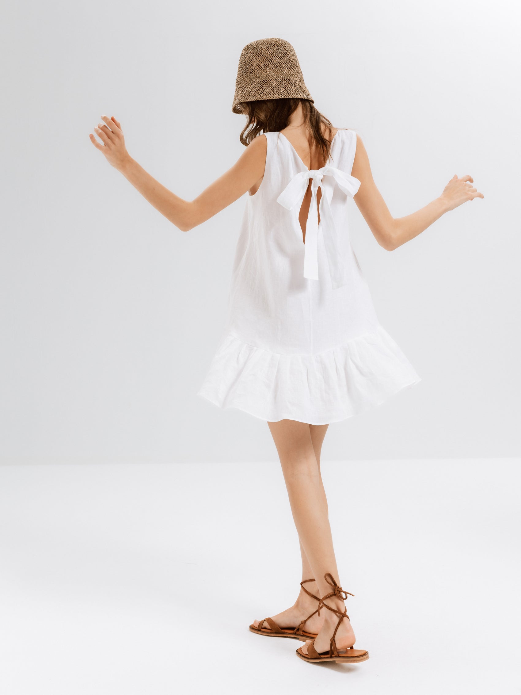 Summer Bowl Elbise - Ham Fabrics