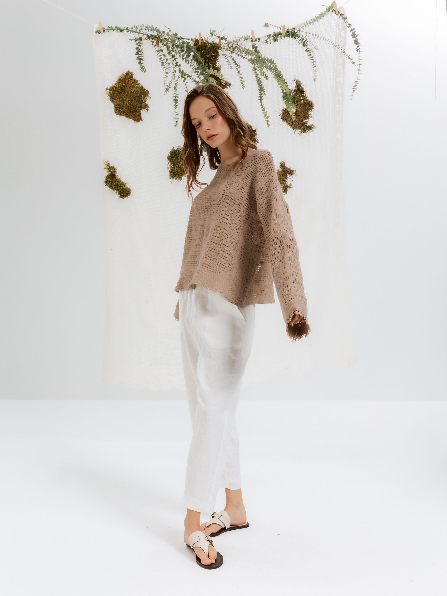 Dora Ceviz K. Bluz - Ham Fabrics