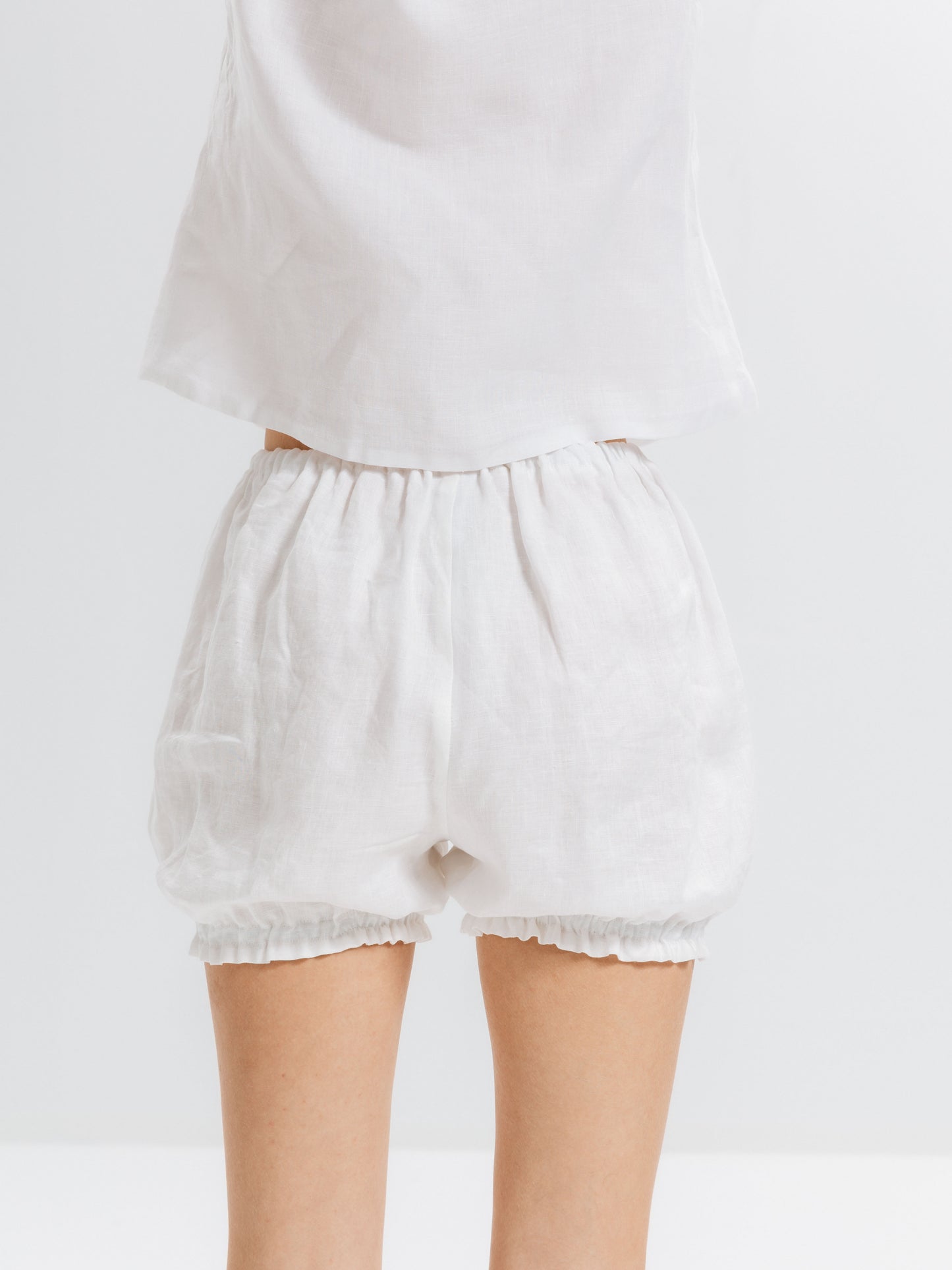 Bloomer Keten Şort - Ham Fabrics